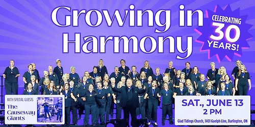 ACS Proudly Presents....Growing in Harmony: Celebrating 30 Years!