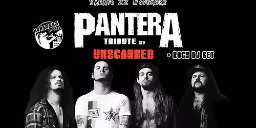 Pantera Night - Unscarred Italian Pantera Tribute + DJ SET