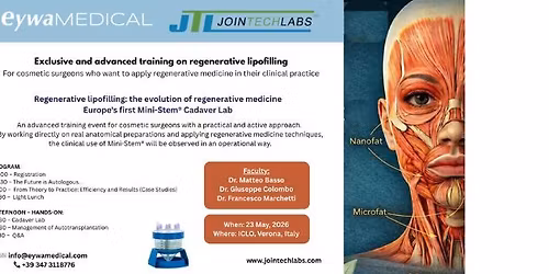 Exclusive training on regenerative lipofilling - Europe's first Mini-Stem\u00ae 