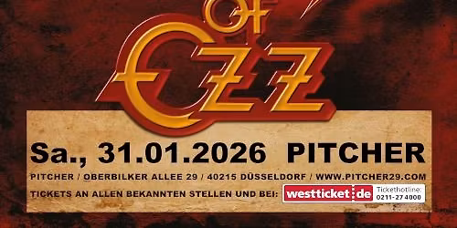 BLACK SABBATH & OZZY OSBOURNE by BLIZZARD OF OZZ