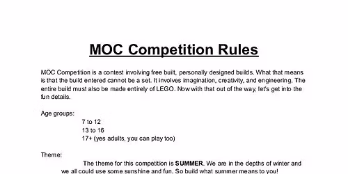 1ST MOC Competition