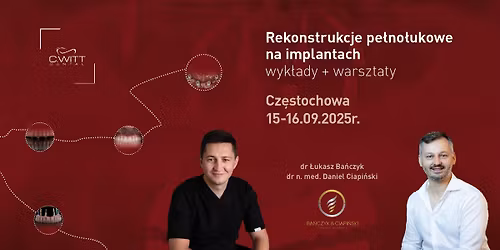 Rekonstrukcje pe\u0142no\u0142ukowe na implantach