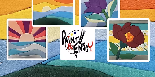 Paint and Enjoy\u201dKinusaiga\u201dno sew-quilt like art at Franklin Social
