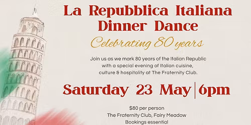 La Repubblica Italiana Dinner Dance