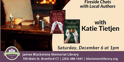 Fireside Chat with Local Authors: Katie Tietjen