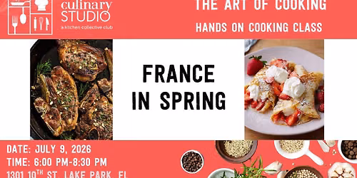 France in Spring Cooking Class