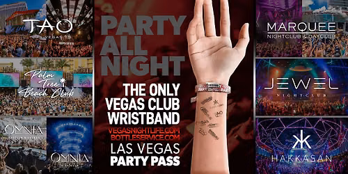 Las Vegas Party Pass | Oct 01-Oct 04 | 9 Clubs x 30+ Parties