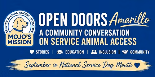 Open Doors Amarillo: a Community Conversation on Service Animal Access