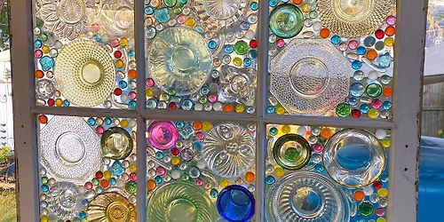 Sold out! Vintage Suncatcher Glass Window Craft & Sip #2