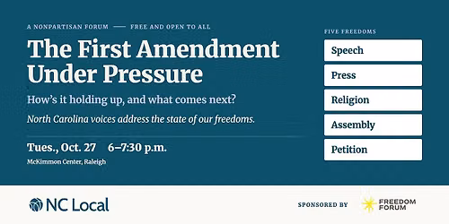The First Amendment Under Pressure: How's it holding up & what comes next?