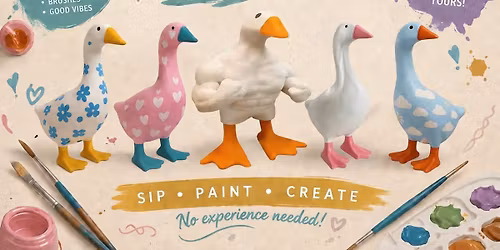 May 30th Desk Goose Painting Night