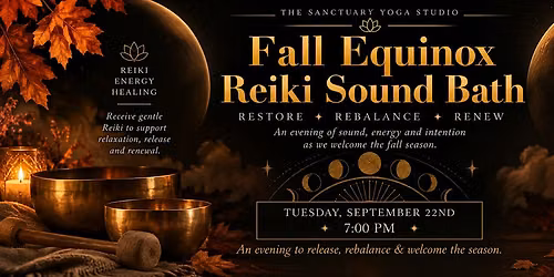 Fall Equinox Reiki Sound Bath