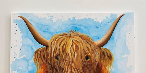 Highland Cow Painting