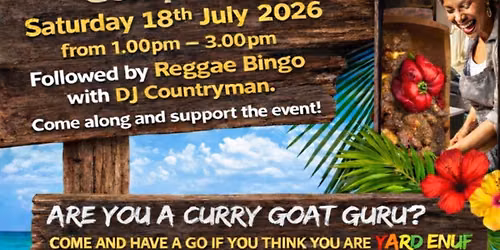 SOUTH WALES HOME COOKED CURRY GOAT COMPETITION