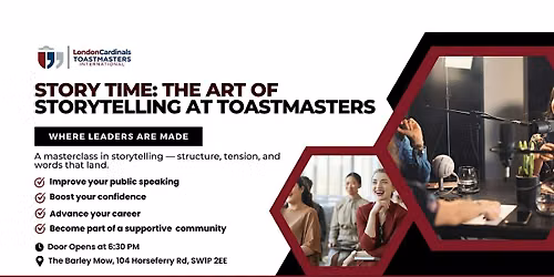 The Art of Storytelling: Move People with Your Words at Toastmasters