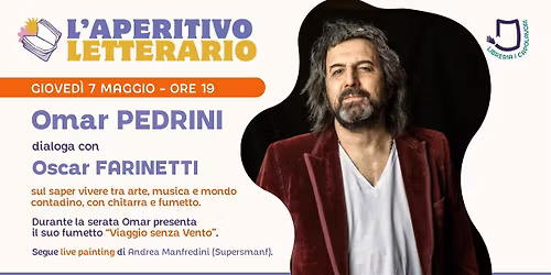 L'Aperitivo Letterario con OMAR PEDRINI
