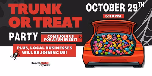 Trunk-or-Treat at HealthCARE Express Shreveport \ud83c\udf83\ud83d\udc7b\ud83c\udf6c