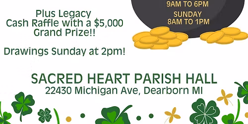 2026 Sacred Heart Tin Can Raffle