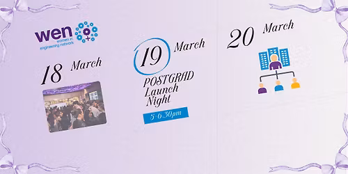 WEN Postgrad Launch Night