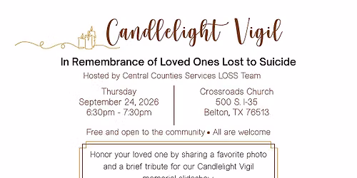 2nd Annual Candlelight Vigil