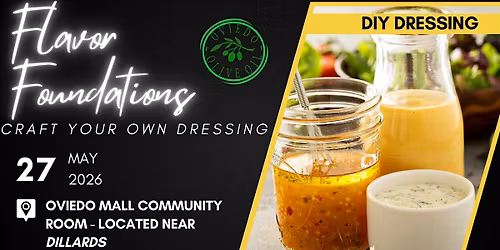 Community Classroom | Flavor Foundations: Vinaigrettes & Dipping Sauces