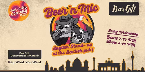 Beer 'n Mic: English stand-up at the Scottish pub! 19.11.25