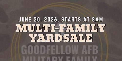 MULTI-MILITARY FAMILY MOVING SALE
