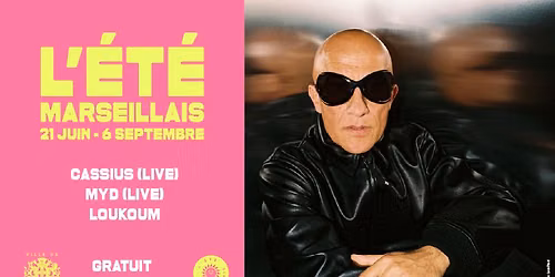 \u2600\ufe0f Cassius (live) , Myd (live) et Loukoum (djset) sur la sc\u00e8ne sur l\u2019eau