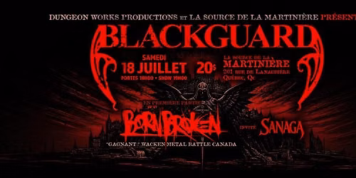 Blackguard, BornBroken, Sanaga