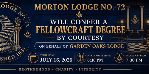 Fellowcraft Degree by Courtesy