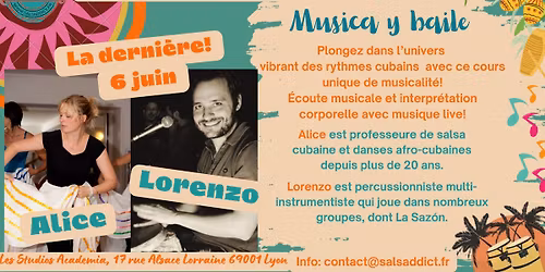 Ateliers intensifs Musica y baile - Derni\u00e8re s\u00e9ance !