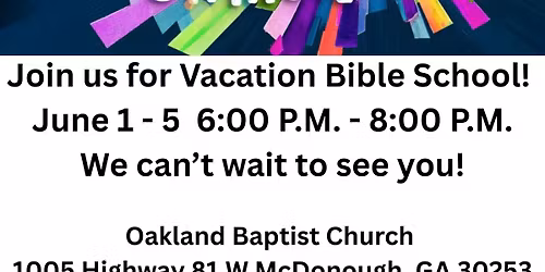 Vacation Bible School