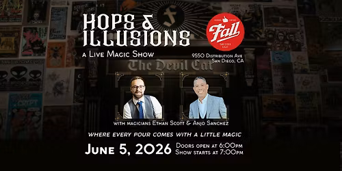 Hops & Illusions - A Live Magic Show at Fall Brewing Miramar