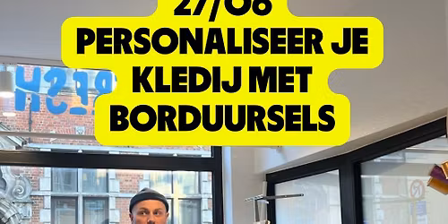 Studio Stik: Personaliseer je  kledij met borduursels