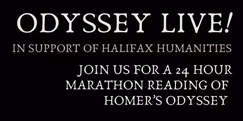 Odyssey Live! a marathon reading fundraiser in support of Halifax Humanities