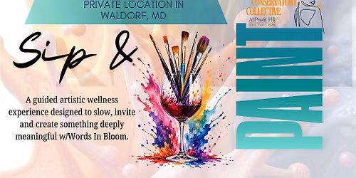 Words In Bloom: Sip & Paint Experience