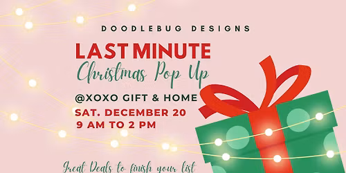Last Minute Christmas Pop Up