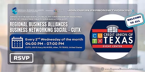 RBA Business Networking Social - CUTX