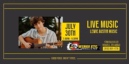 Live Music with LEWIE AUSTIN