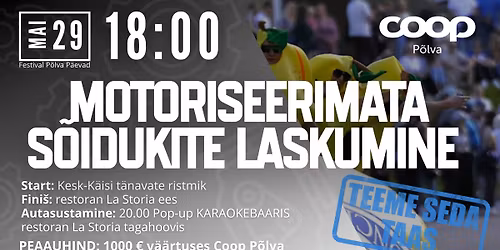 Coop P\u00f5lva MOTORISEERIMATA S\u00d5IDUKITE LASKUMINE