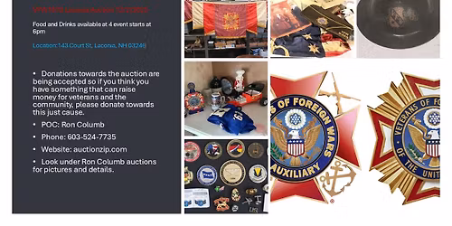 VFW1670 Laconia Auction 12\/2\/2025