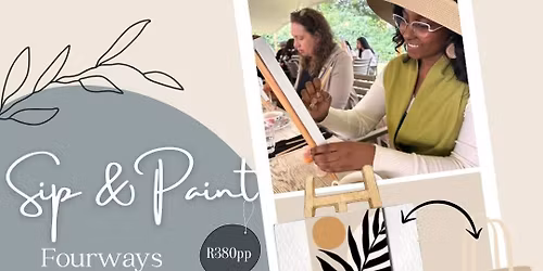 Sip & Paint by Art in the Garden and The Secret Tea Garden (Canvas Painting or Tote Bag Painting)