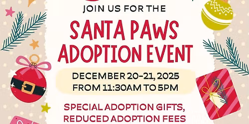 Santa Paws Adoption Event