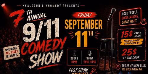The 7th Annual 9\/11 Comedy Show