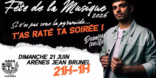 Ar\u00e8nes de Vauvert - F\u00eate de la musique 2026