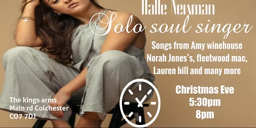 \ud83c\udf84 Christmas Eve with Soul Diva Halle Newman! \ud83c\udfb6