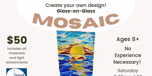 Fun Day Out Glass-on-Glass Mosaic