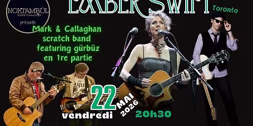 Ember Swift\u30fbjazz folk pop \/\/+\/\/ Mark & Callaghan Scratch Band featuring G\u00fcrb\u00fcz\u30fbrock folk 60' 70'  