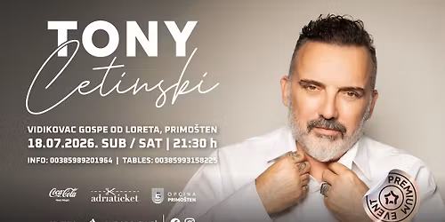 Tony Cetinski na Vidikovcu Gospe od Loreta 