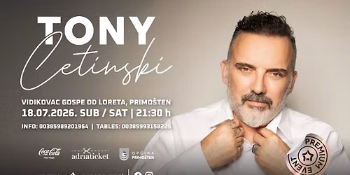 Tony Cetinski na Vidikovcu Gospe od Loreta